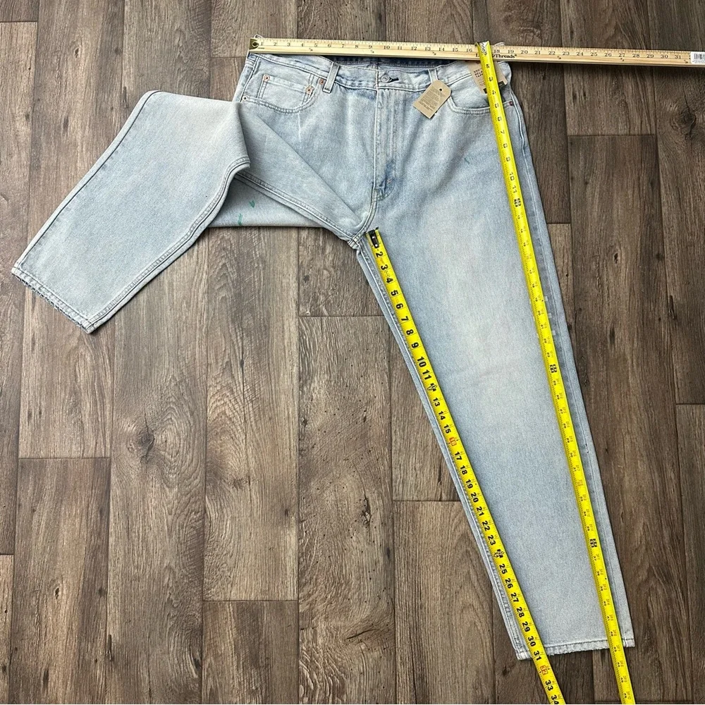 Levi’s 550 92 Relaxed Taper Art Paint Splatter Design Unique Look Mens Sz 38x32